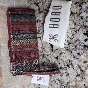 HOBO Vida Holiday Stripe Wristlet